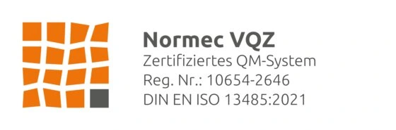 QM-System nach DIN EN ISO 13485 Normec VQZ-System nach DIN EN ISO 13485:2021
