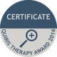 Link for therapeutic award certificate